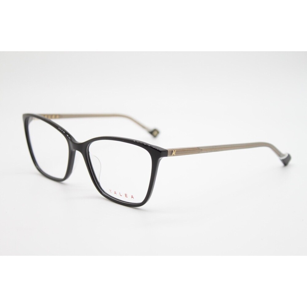 NEW YALEA JANET VYA048 COL. 0700 BLACK BROWN AUTHENTIC EYEGLASSES 55-16